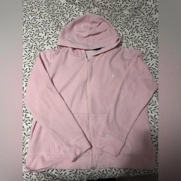 Ralph Lauren Light Pink Hoodie - Picture 1 of 3